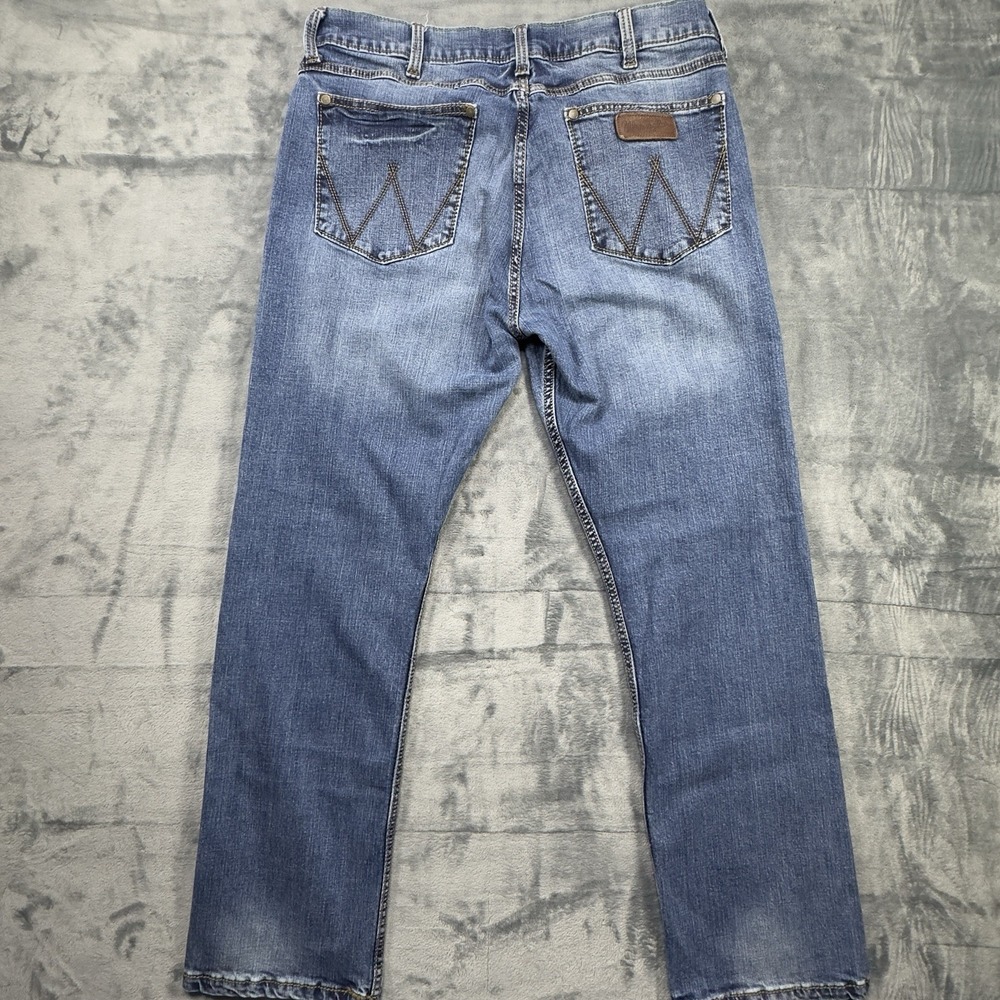 Wrangler Retro Jeans Mens 36x33 (34x31) Slim Boot Cowboy Western Denim Workwear - Picture 2 of 8